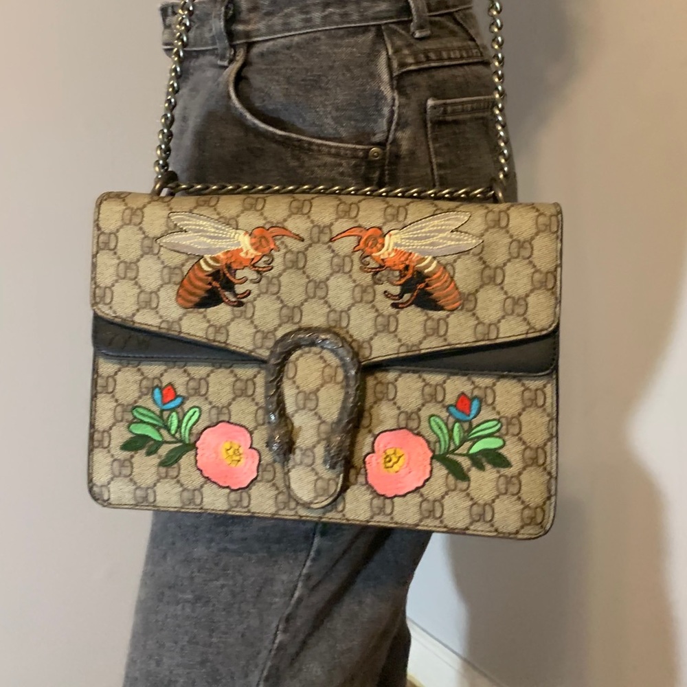FAKE! Supreme Embroidered Bird/flowers Dionysus